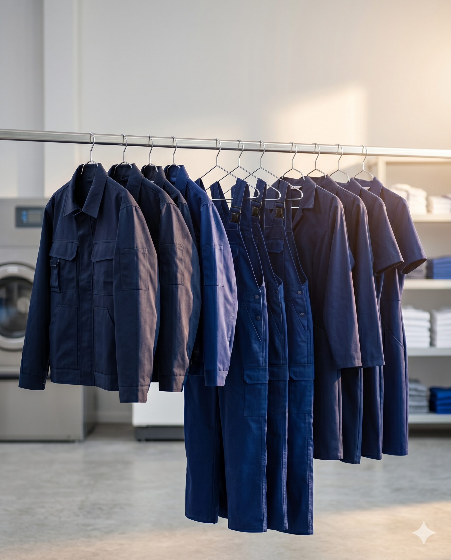 Textilreinigung Industrie und Gewerbe – Arbeitskleidung, Uniformen und Firmenwäsche professionell gepflegt
